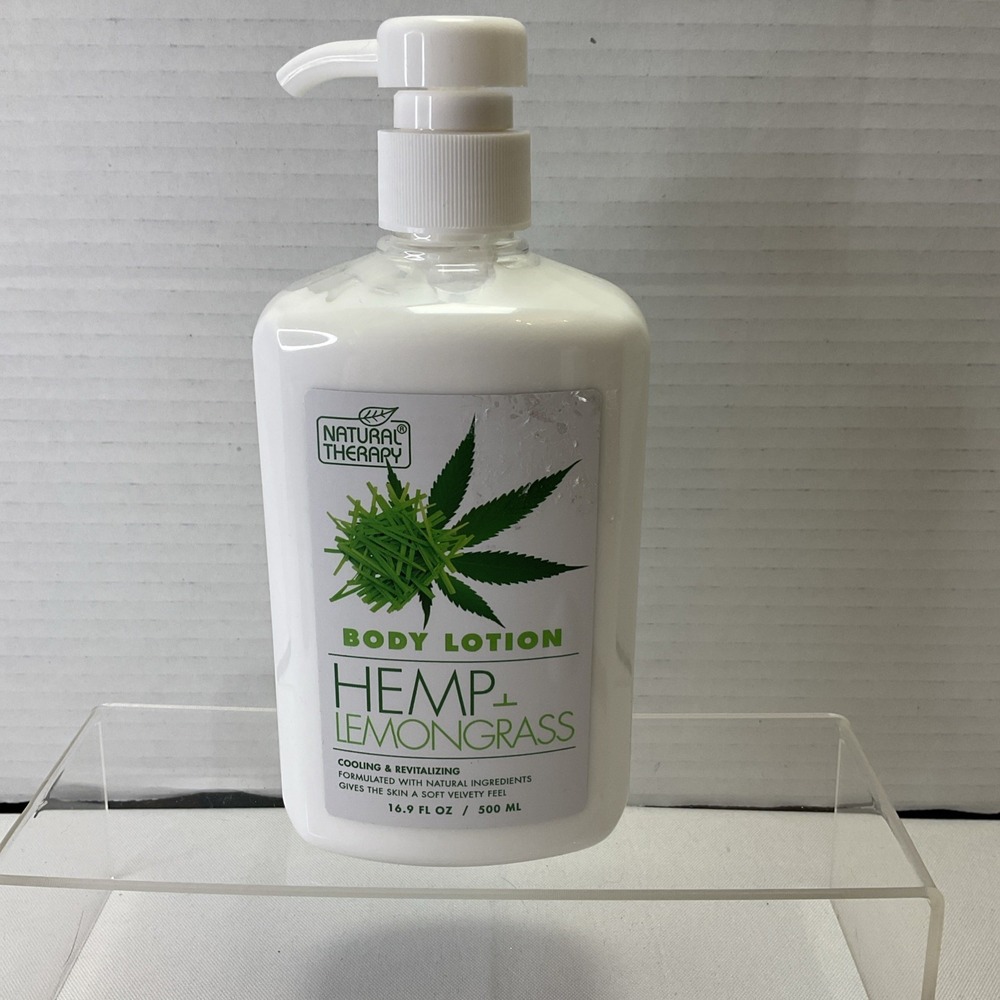 Natural Therapy Body Lotion Hemp‎ & Lemongrass 16.9oz